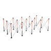 Vevor Skladací pracovný stôl 2455×1260 mm, nosnosť 2724 kg, bez montáže BXSGZTPPSL8FZHE0J001V0