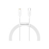 Baseus CATLYS-A02 Superior Series USB-C na Lightning, 20 W, PD, 1m, bílý