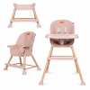Kidwell EATAN WOOD drevená stolička 4v1 Pink