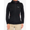 Mikina dámska Salewa Puez Altavia PL HD Jacket - black out