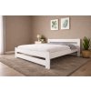 Zvýšená posteľ z masívu Halina 140x200 cm - biela + rošt ZADARMO