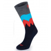 Kilpi NORS-U Unisex ponožky z merino vlny SU0804KI Tmavomodrá 43
