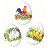 Anděl Přerov, s.r.o. Fólia zmršťovacia na vajíčka dekorácia,domáce zvieratká,12ks