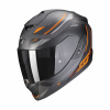 Moto přilba SCORPION EXO-1400 EVO CARBON AIR KYDRA matná černo/oranžová - Velikost XS