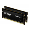 Kingston FURY Impact/SO-DIMM DDR4/64GB/3200MHz/CL20/2x32GB/Black KF432S20IBK2/64