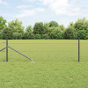 zahrada-XL Plot s stĺpmi Sivá 0.5 x 10 m Ocel potiahnutá PVC 3353189