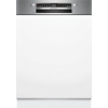 Bosch Séria 4 Zabudovateľná umývačka riadu 60 cm Brúsená oceľ SMI4EVS04E