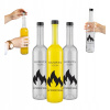 5x Fľaše futura 500 ml OHNIVÁ VODKA na BIMBER