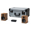 Pro-Ject TRAVEL SET - Praktický audio systém v cestovním / dárkovém balení, černá + ořech