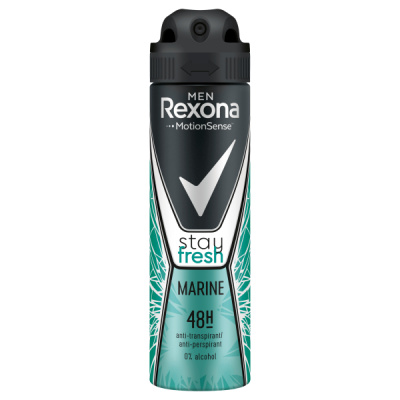 REXONA Men Stay Fresh Marine antiperspirant deodorant sprej pánsky 150 ml, Marine
