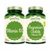 GreenFood Nutrition Magnesium Chelate 90 kapsúl + Vitamin D3 60 kapsúl 90 kapslí