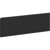 Mexen Rivel predný ryhovaný panel pre skrinku do kúpeľne 70 x 20 cm, čierny mat - 91A20-0700-235-1-71