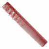 JRL Professional Hrebeň na strihanie vlasov JRL Fine cutting comb J304 - červený