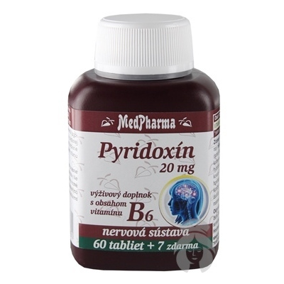 MedPharma Pyridoxin vitamin B6 20 mg 67 tabliet