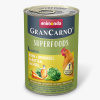 Animonda GranCarno Junior Superfoods Kuracie + brokolica, mrkva a lososový olej Množstvo v kg: 400g