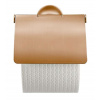 Duravit Starck T Držiak toaletného papiera s krytom, kefovaný bronz 0099400400