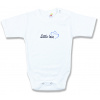 BABY´S WEAR Detské body - Little love, modré veľkosť: 74 (6-9m)