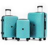 ROWEX Extra odolný cestovný kufor s TSA zámkom ROWEX Hypnotizer 3v1 Farba: Modrá 56x38x23 cm, 66x45x26 cm, 76x50x30 cm ABS