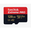 SanDisk micro SDXC karta 128GB Extreme PRO (200 MB/s Class 10, UHS-I U3 V30) + adaptér