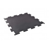 Sportovní podlaha do fitness, tl. 15 mm, puzzle 100 x 100 cm, černá