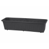 Nohelgarden Truhlík samozavlažovací GARDENFLOR plastový antracitový 40cm