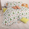 Vianočné bavlnené obliečky Candle EMI Štandardný set jednolôžko obsahuje 1x 140x200 + 1x 70x90