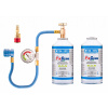 GAZ NA NABITIE KLIMATIZÁCIE FAKTOR R134a 170G + HADICA + ADAPTÉR HP/LP