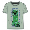Minecraft Fashion UK dětské tričko Creeper bavlna zelené