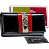 Peňaženka - Peterson Peterson Wallet Prírodná kožená béžová, čierna, červená PTN ST-467-1964 Produkt Blac-Women (Peterson Elegantná ženská ženská peňaženka RFID Snake Leather)