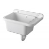Aqualine Závesná výlevka s odkladacou plochou 50x34cm, plast, biela SPH PI5050