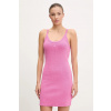 Šaty adidas Originals Rib Mini Dress ružová farba, mini, priliehavé, JI5750 S