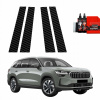 4v1 Karbónová fólia na stĺpiky pre Škoda Kodiaq 2 (2024-2025)