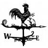 Oceľová veterná korouhvička kohút Wobex 983A-3042D