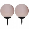 Solárne svietidlá - Solárna záhradná lampa 2 Umenie LED sférické 40 cm (Solárne svietidlá - Solárna záhradná lampa 2 Umenie LED sférické 40 cm)