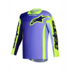 Dres RACER PORTL, ALPINESTARS (fialová/žlutá fluo) 2026 L
