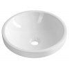 Aqualine ROLA keramické umývadlo zápustné, priemer 41cm, biela NP545