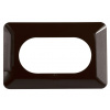 ZAMEL Sp. z o. o. Kryt pod 2-rámček hnedý - OSX-220-BRA