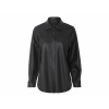 esmara® Dámska košeľová bunda čierna, S 36/38 (100392875)