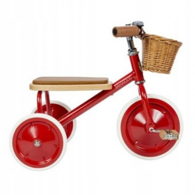 Tri -kolieskové bicykle Red Banwood (Tri -kolieskové bicykle Red Banwood)