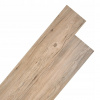 PVC podlahové panely, 5,26 m², 2 mm, hnedý dub, bez lepidla