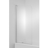 JIKA CUBITO PURE 75cm ľavá vaňová zástena sklápacia jednodielna, profil striebro, sklo číre, H2574250026681