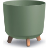 PROSPERPLAST Kvetináč GRACIA TUBUS 29,8cm zemitě zelený
