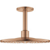 GROHE Rainshower SmartActive horná sprcha 2jet, priemer 310 mm, s prívodom zo stropu 142 mm, kartáčovaný Warm Sunset, 26477DL0
