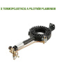 Plynový liatinový horák 8800W Industriale s termopoistkou a pilotným plameňom (Plynový liatinový horák 8800W Industriale s termopoistkou a pilotným plameňom 8,8 kW)