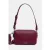 Kabelka Calvin Klein LV04F3165G burgundské ONE SIZE