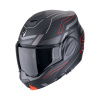 Moto přilba SCORPION EXO-TECH EVO CONQUER matná černo/červená - Velikost M