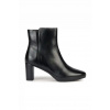 Kožené členkové topánky Geox D WALK PLEASURE 60 čierna farba, na podpätku, D36TEC 00043 C9999 D36TEC.00043.C9999 EUR 40