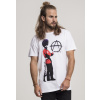 Merchcode Herren T-Shirt Brandalised - Banksy´s Graffiti Anarchy Tee MC094 Biela Biela XS