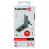 Swissten sieťový adaptér smart ic 2x usb 3a napájací + dátový kábel usb / lightning 1,2 m biely