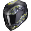 Prilba Scorpion EXO-520 Evo Air Melrose Matt Black Yellow Veľkosť: M (57-58 cm)